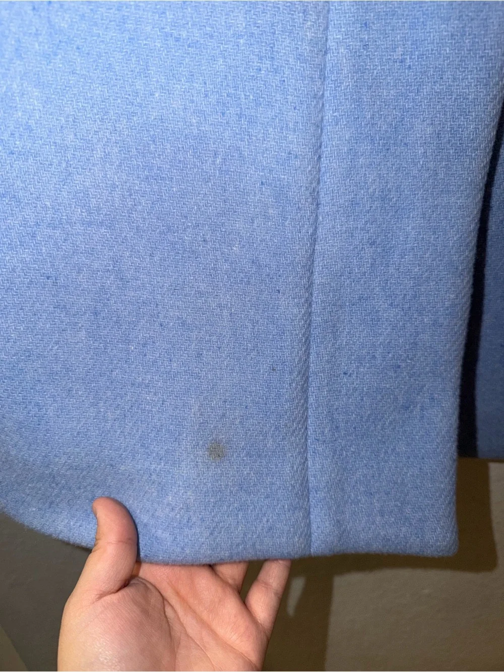 J. Crew Light Blue Wool-Blend Pea Coat - Picture 4 of 4